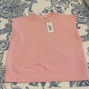 Lavish Boutique Cloud Knit Cap Sleeve Top.